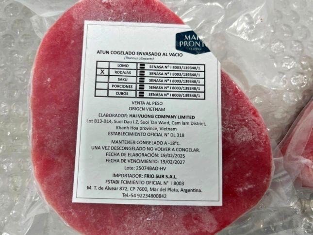 Pescado congelado seguridad